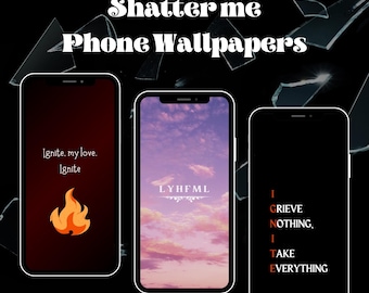 Fondos de pantalla de la serie Shatter Me: compatibles con la pantalla de inicio y de bloqueo (descarga digital)