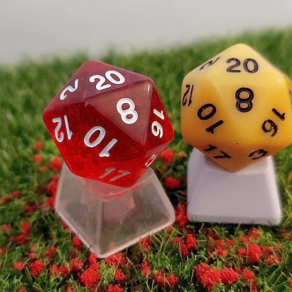 D20 Keycap | D&D |  Dice | Dungeons and Dragons