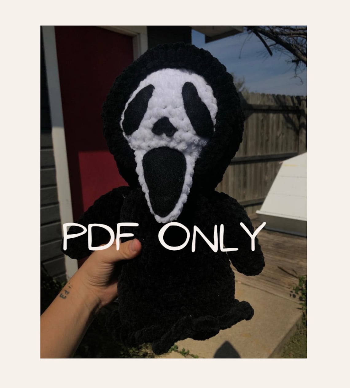 Scream Crochet Pattern Etsy