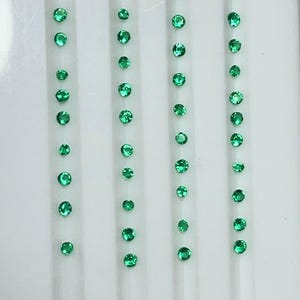 Natural Emerald Melee Stones | 2mm Round Cut Diamond Shape | May Birthstone Lot | Fine Gemstone Parcel for Luxury Jewelry Making