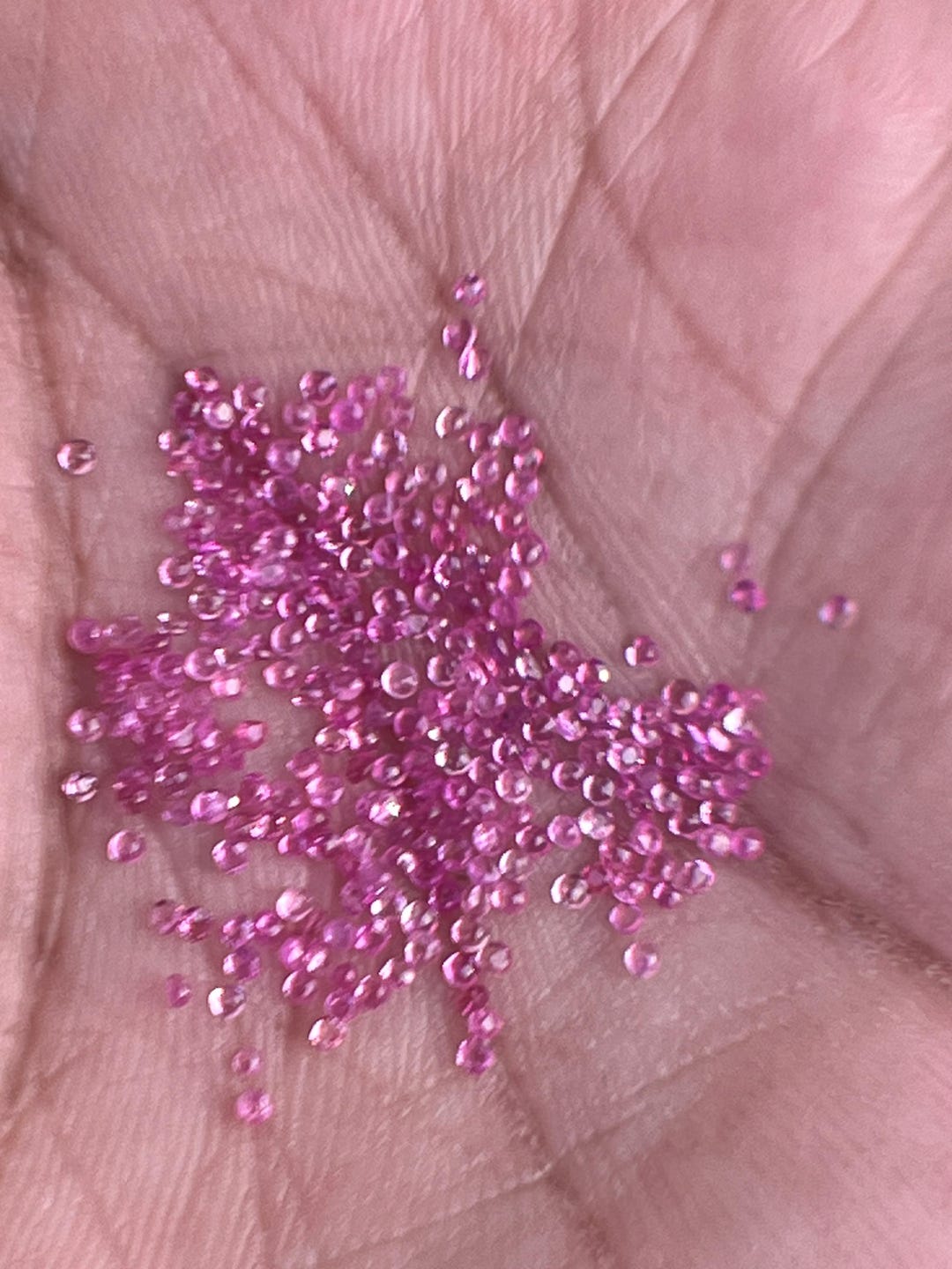 Ruby Lot Natural Unheated Ruby Mini Melee 1mm Round Faceted | No Heat Stones ...