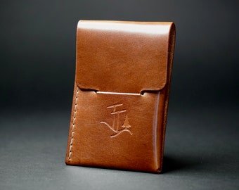 Cartera pequeña Cartera de alta capacidad Regalo para él Cartera de bolsillo frontal Cartera minimalista Titular de la tarjeta de visita