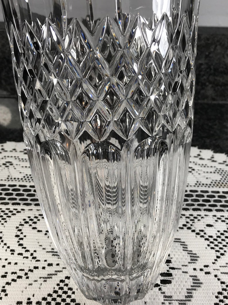 Waterford Crystal Marquis Etched Shelton Pattern Flower Rose Etsy