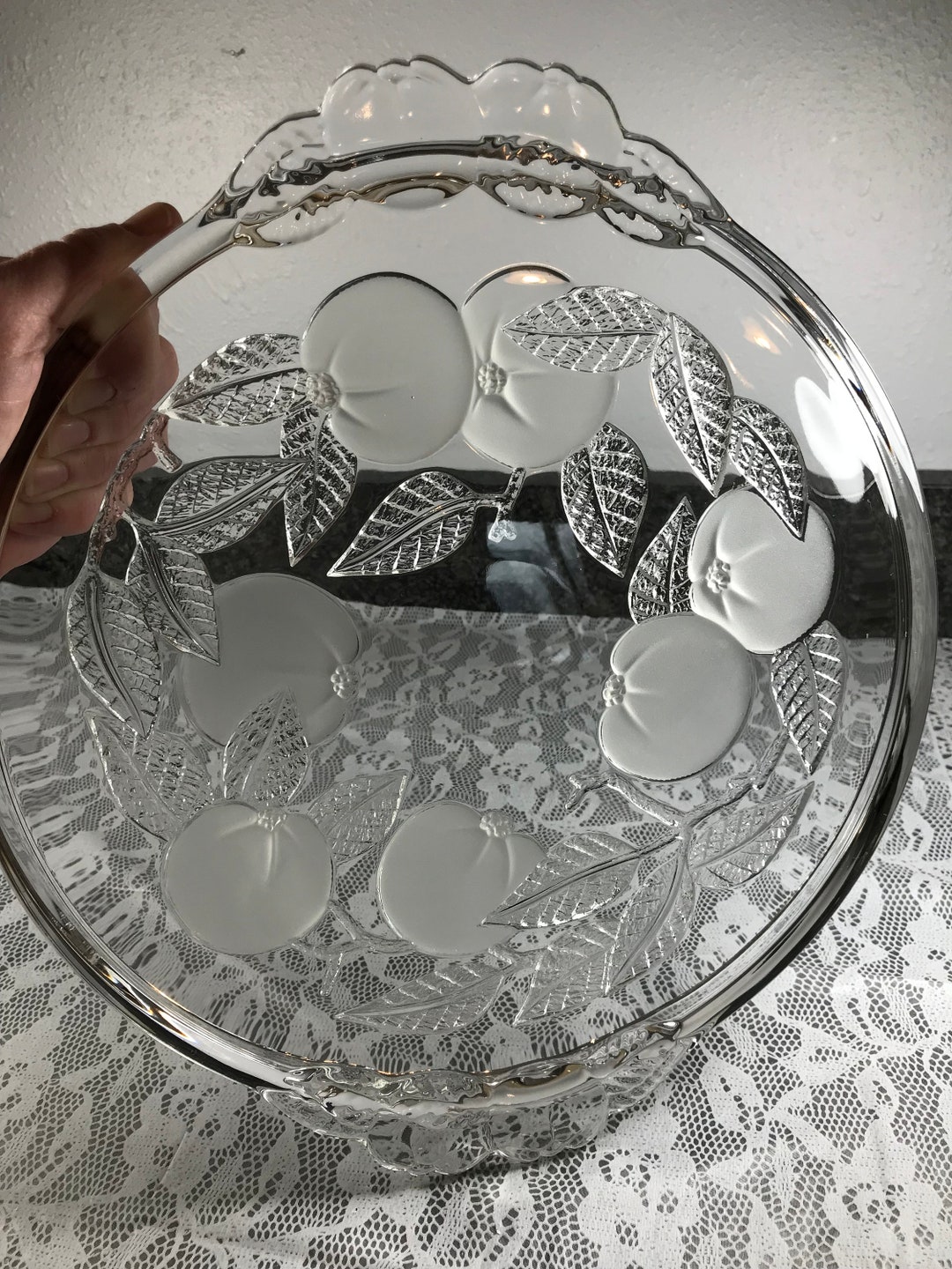 Mikasa Crystal Cake Torte Glass Hostess Dessert Display
