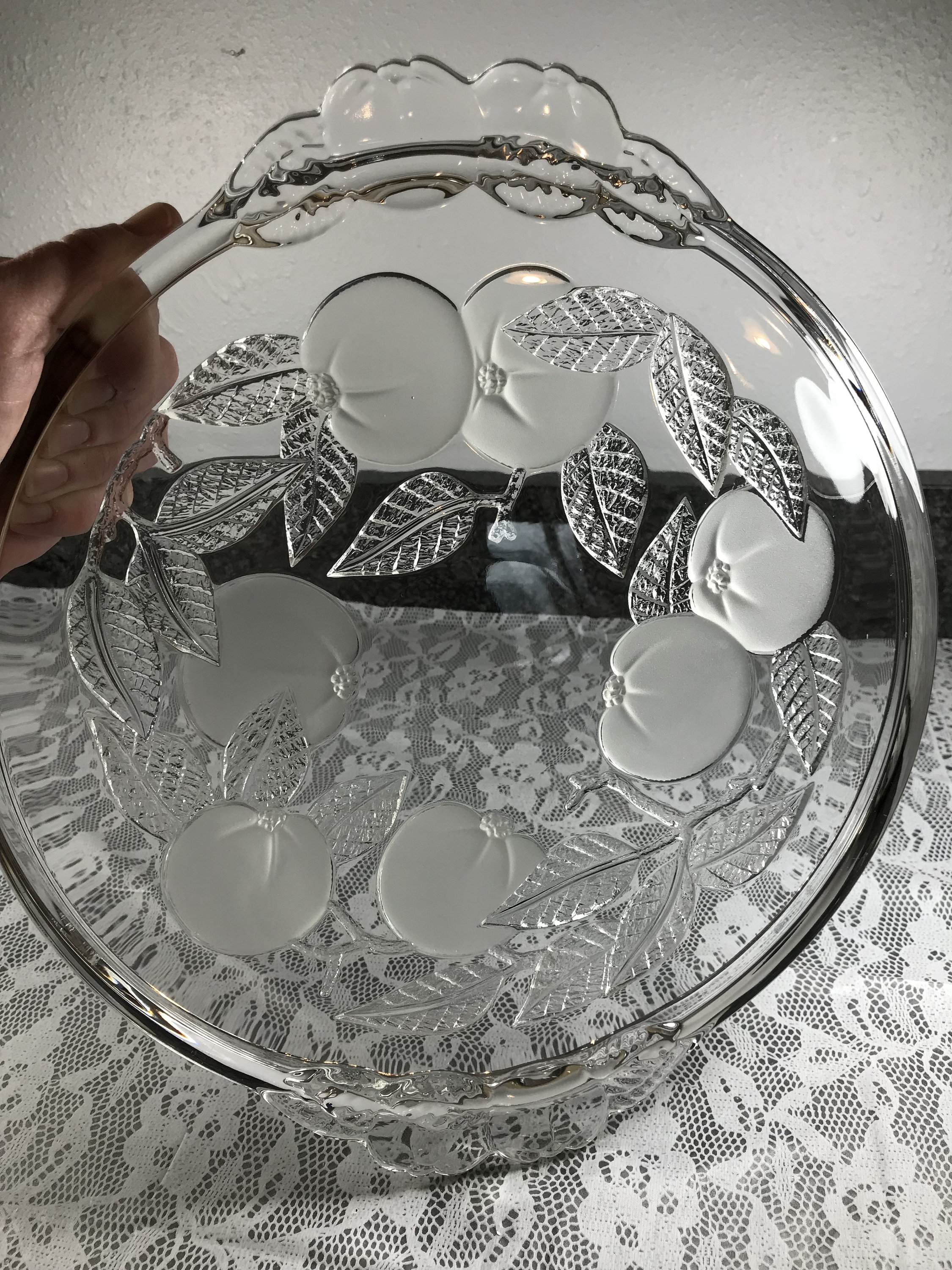 Mikasa Crystal Cake Torte Glass Hostess Dessert Display