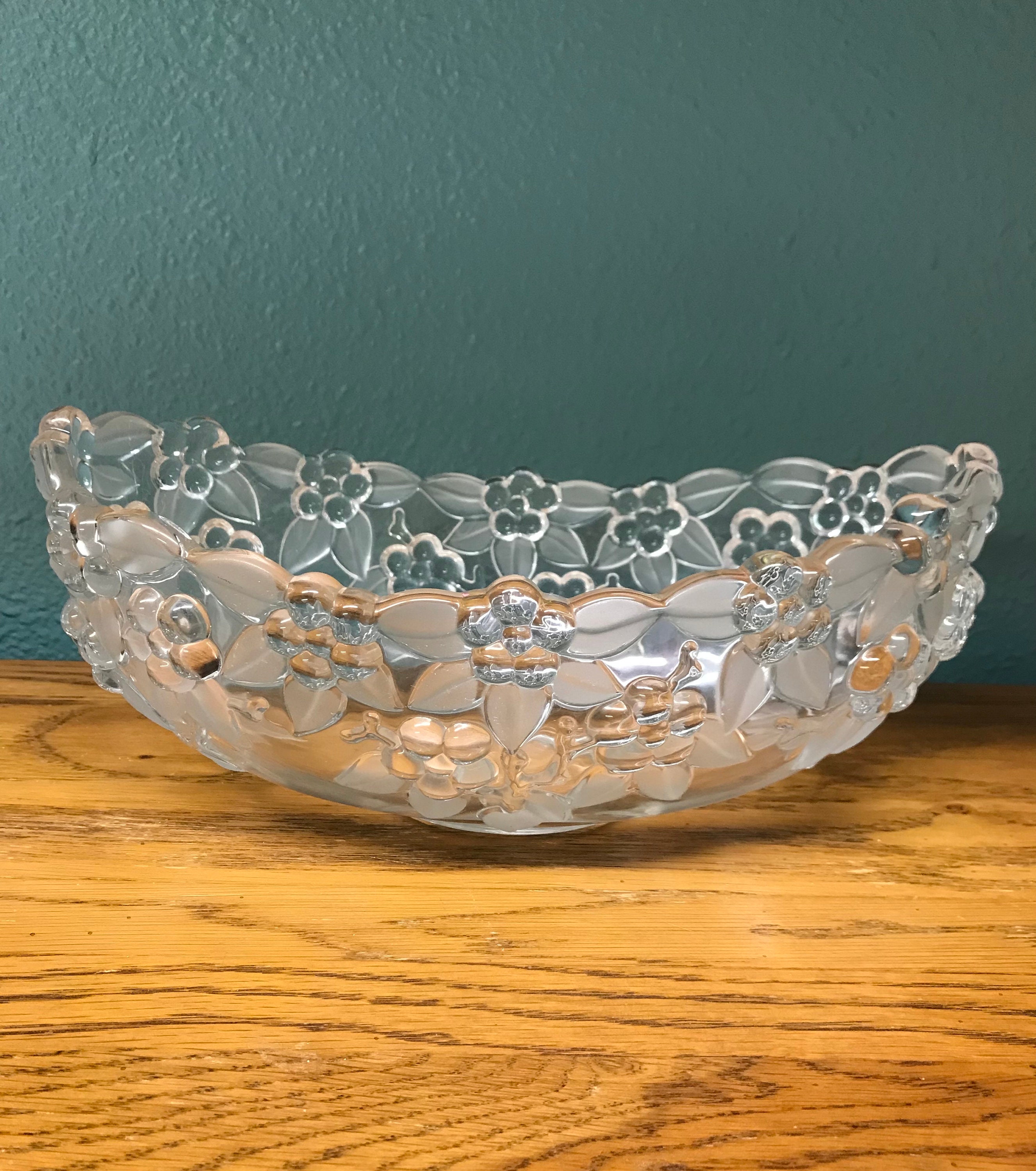 Mikasa Walther Glas Clear Oval Frosted Crystal Glass Carmen  display picture 1