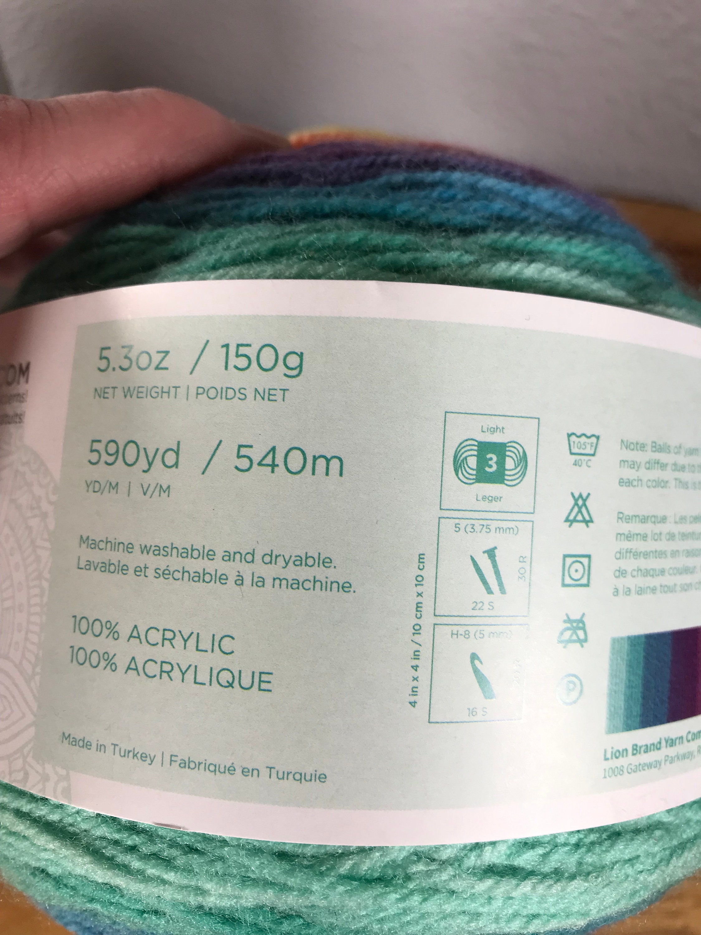 Yarn Destashlion Brand Mandala Cakes Nifflers 235E Color 100 Etsy