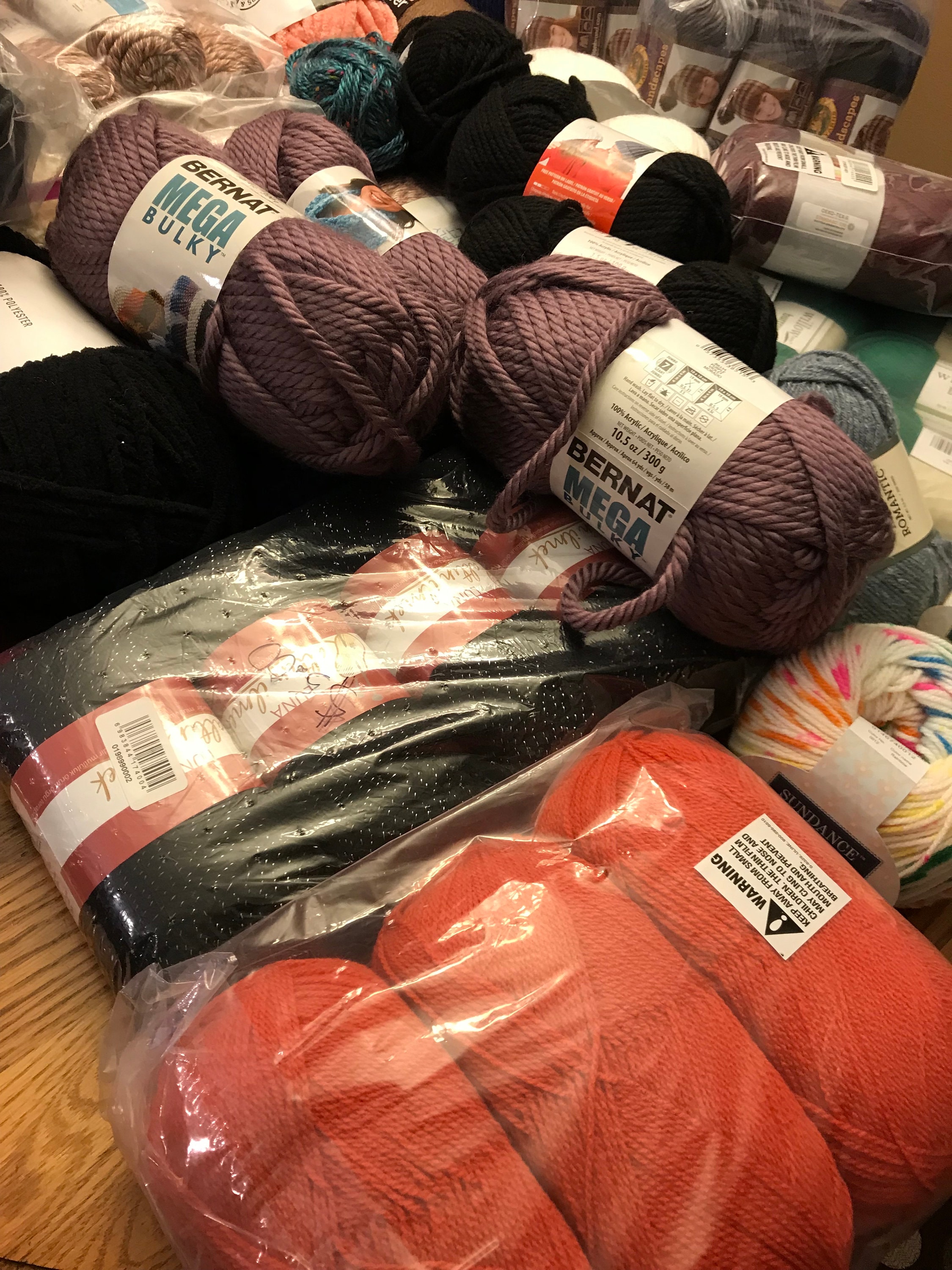 Yarn Mystery Bag Surprise Bag of ACRYLIC Yarn Various Colors for