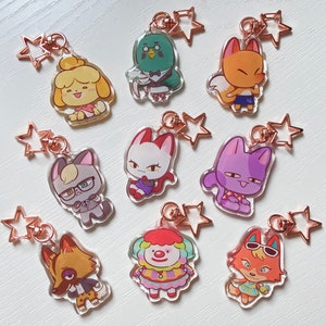 ACNH villager epoxy keychains