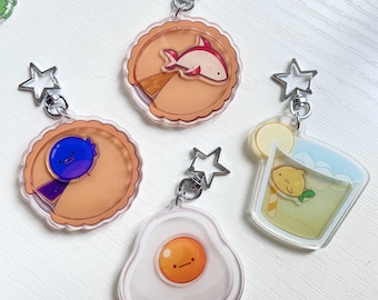 Portachiavi Shaker carini a tema cibo