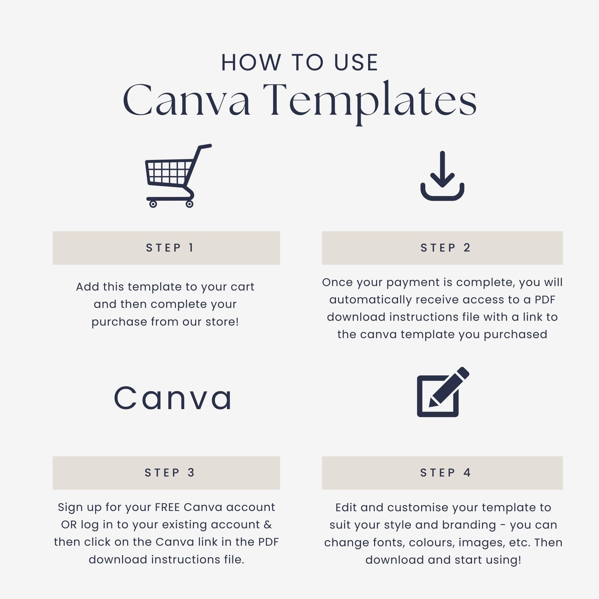 Small Business Gift Certificate Template, Editable Gift Certificate ...