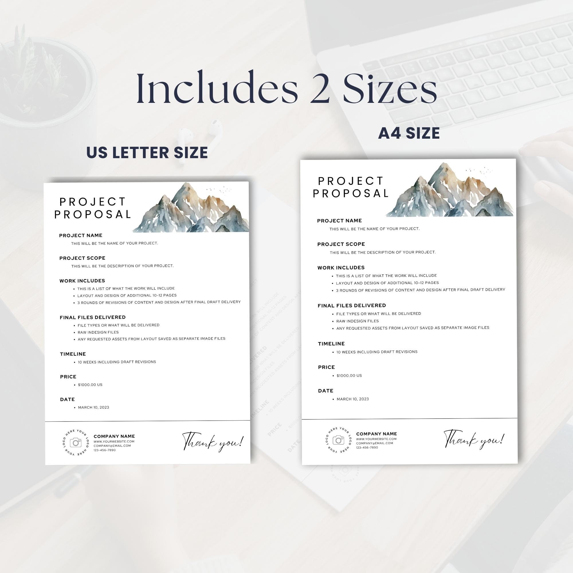 Project Plan Proposal Template Creative Project Quote Elegant Work ...
