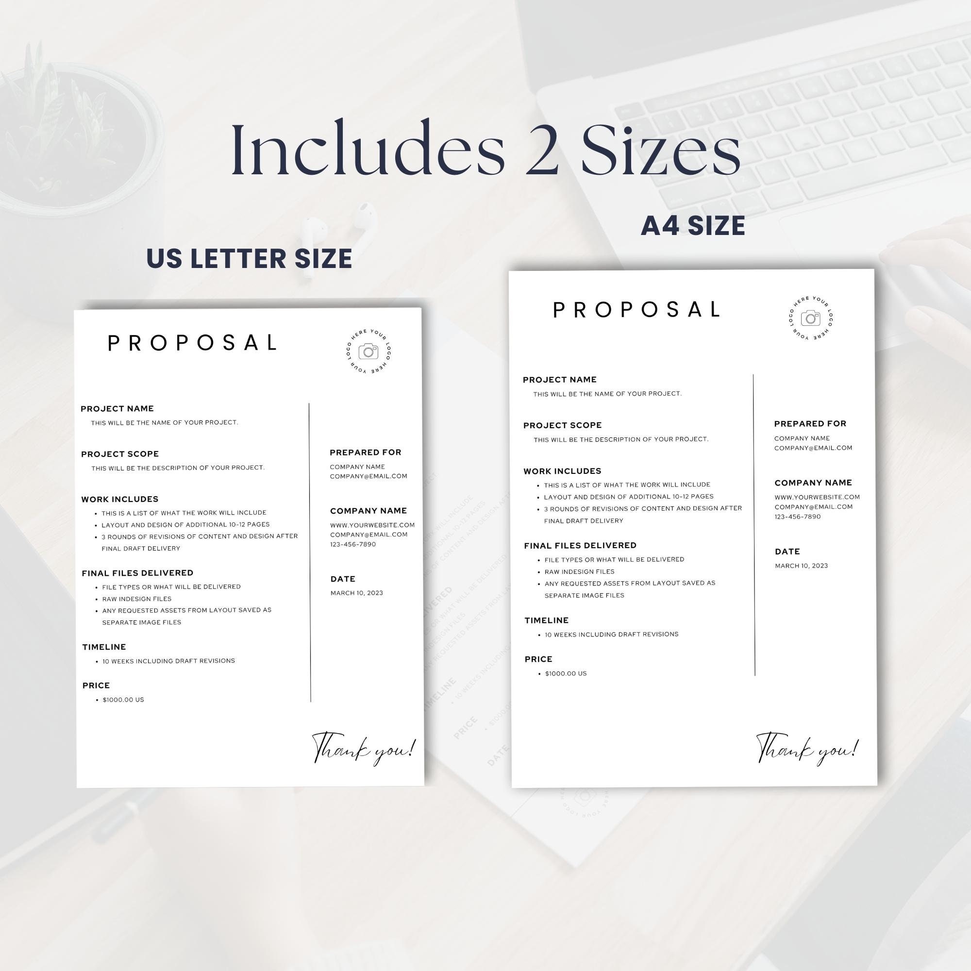 Project Plan Proposal Template Creative Project Quote Elegant Work ...