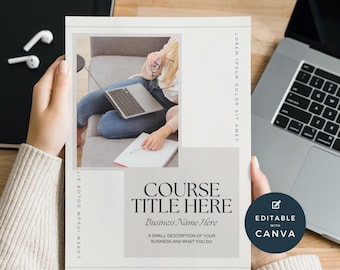Workbook Template Canva Coaches, Editable eBook, Printable Work book, Life Coach Course Guide, Coaching Templates, Client Handbook, Blush
