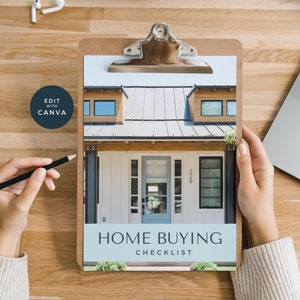 Home Buyer Process Packet, Home Buying Roadmap, Home Buyer Flyer, House Buying Timeline Realtor Flyer, Real Estate Marketing Canva Template