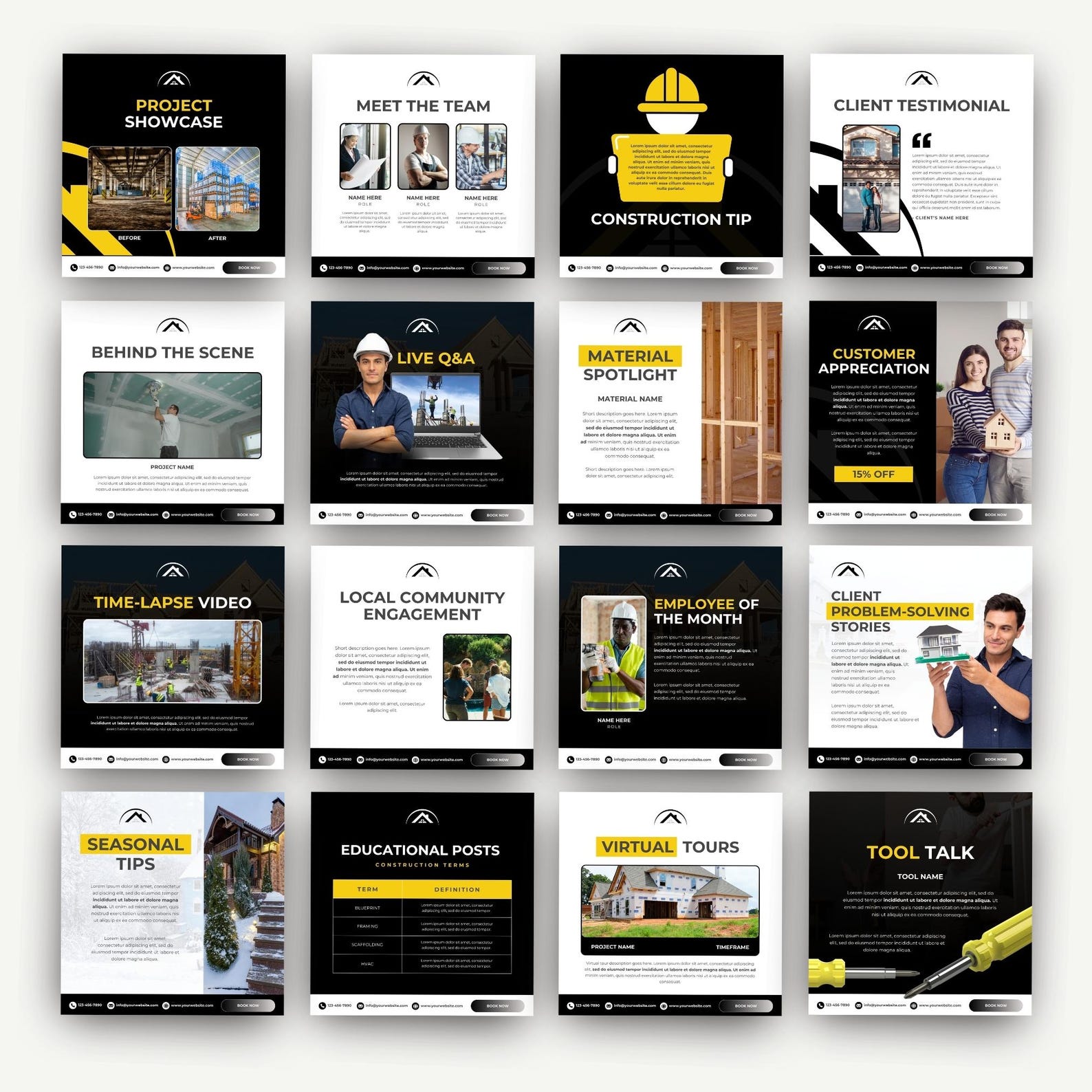 Construction Social Media Posts, Construction Instagram Posts ...