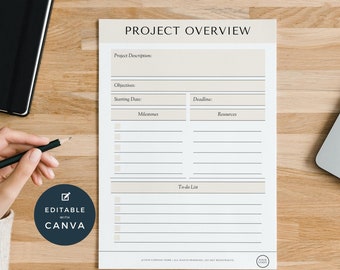 Project Breakdown Plan Overview, Project Delivery Template, Overview Office Task List, Simple Work Planners, Productivity Management Neutral