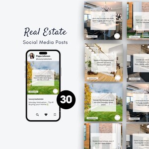 Real Estate Summer Instagram Posts | 30 Real Estate Social Media | June Posts | Real Estate Marketing Template | 4th July | Editable Canva