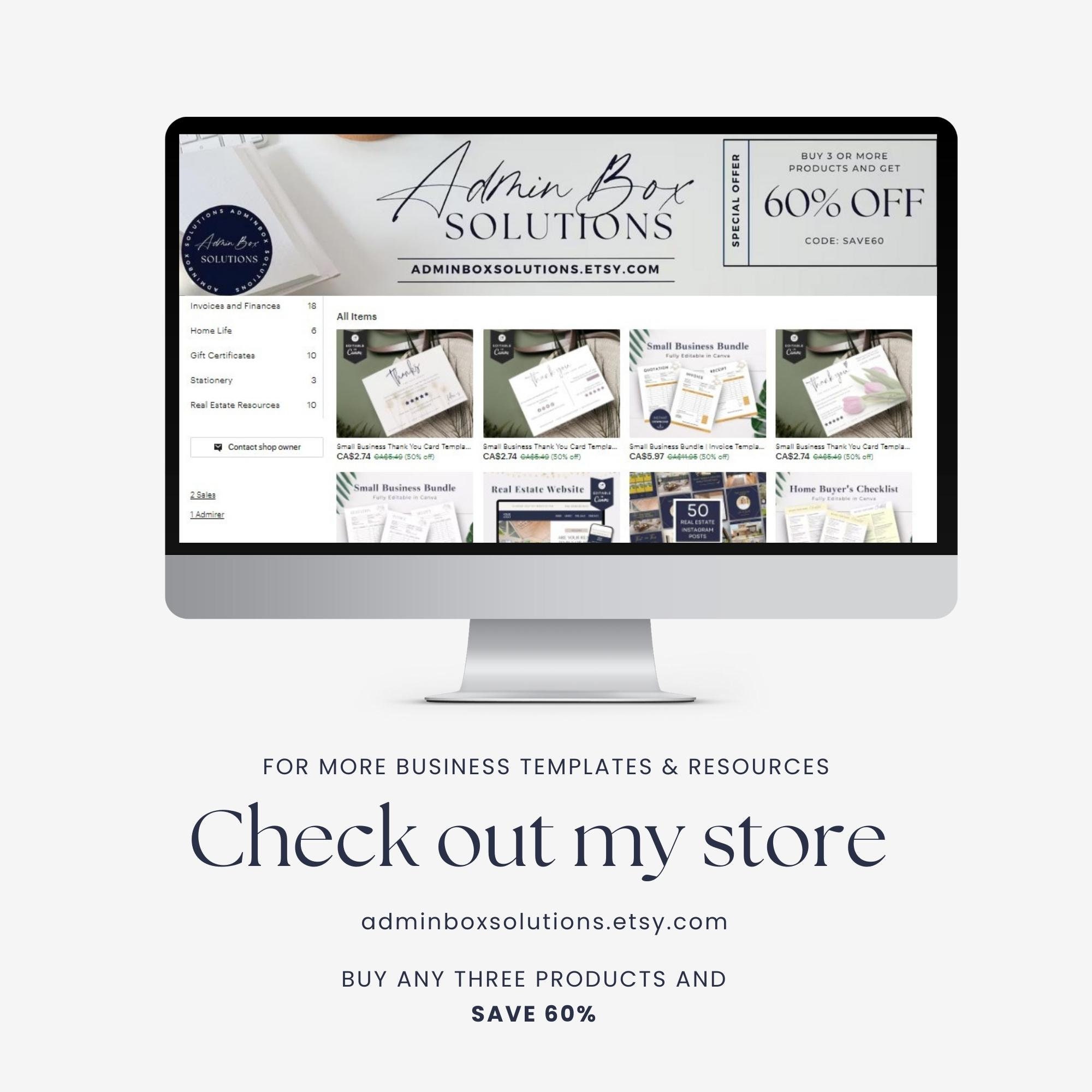 Small Business Gift Certificate Template, Editable Gift Certificate ...