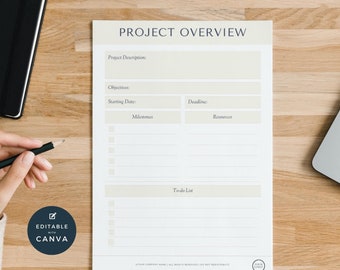 Project Breakdown Plan Overview, Project Delivery Template, Overview Office Task List, Simple Work Planners, Productivity Management Cream