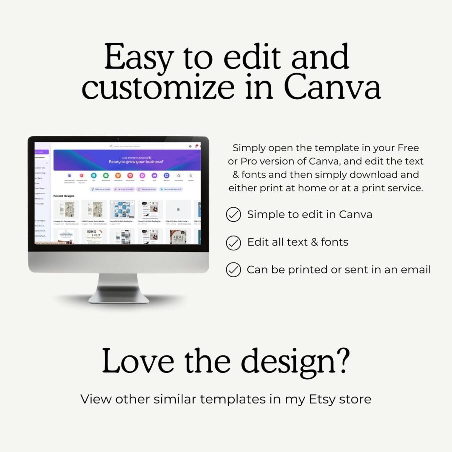30 Business Instagram Post Templates for Canva | Creative Retail ...