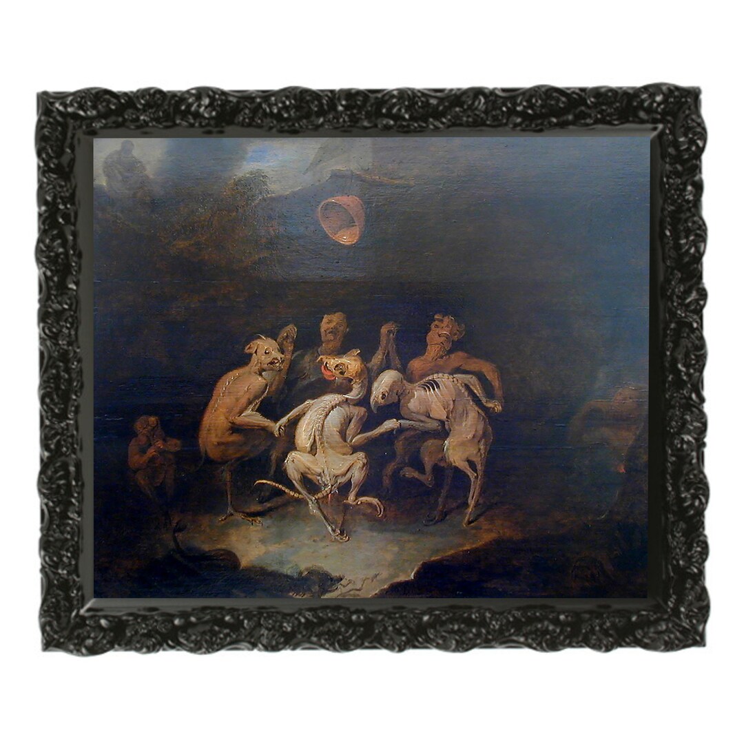 La Ronde Des Farfadets Art Print Mystical Forest, Whimsical Fairy