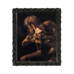 Francisco Goya Print, Saturn Devouring His Son, Goya Print, Francisco de Goya, Goya Wall Art, Goya Poster, Goya Painting, Goya Wall Art