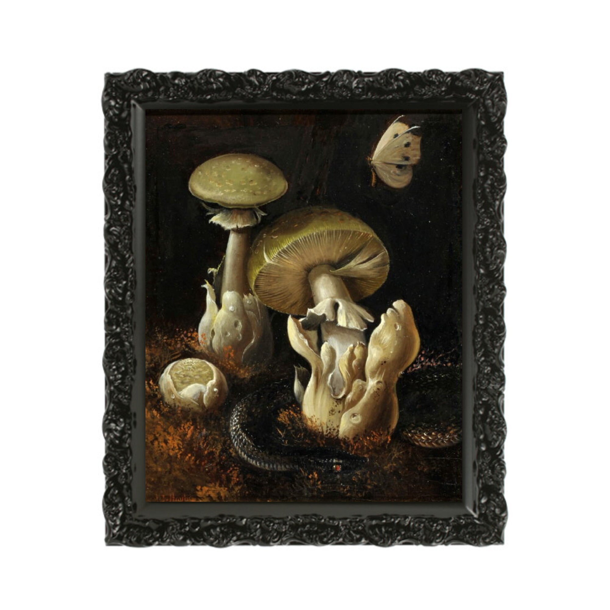 Dark Cottagecore Art Print, Dark Aesthetic Art, Dark Academia ...