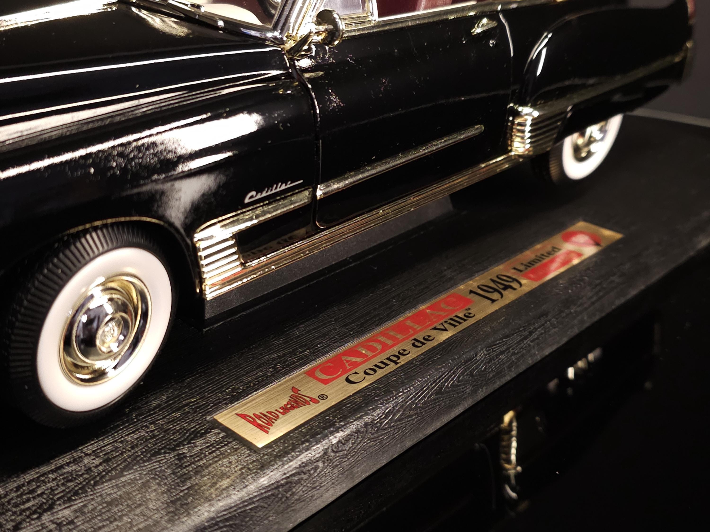 1949 Cadillac Coupe De Ville Black Diecast Model Toy by Road