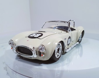 Jada BigTime Muscle 1965 Shelby Cobra 427 S/C Grau 1/24 Kinder Spielzeug