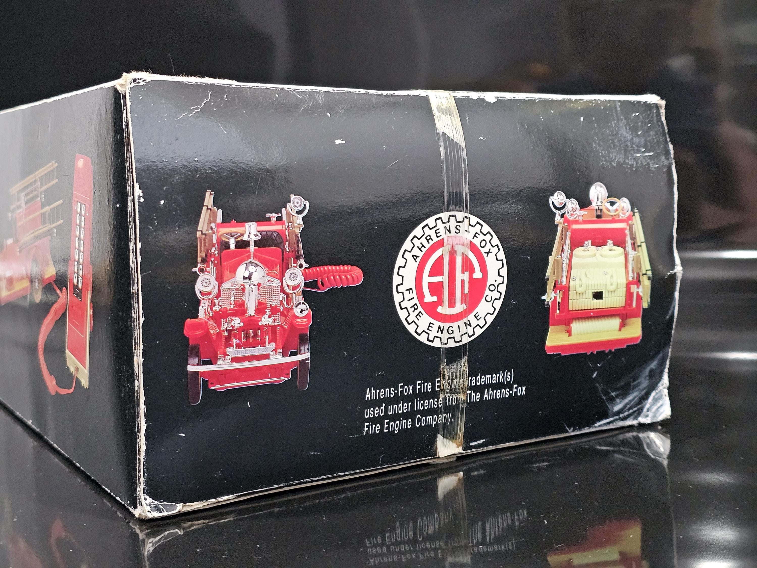 Fox Machine For Telephone Vintage Ahrens Fox Fire Engine Telephone | New in Box Telemania Fire ...