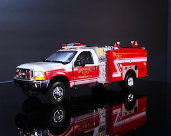 Ford F-Series KME Diecast Fire Truck, Matchbox Collectibles 1999