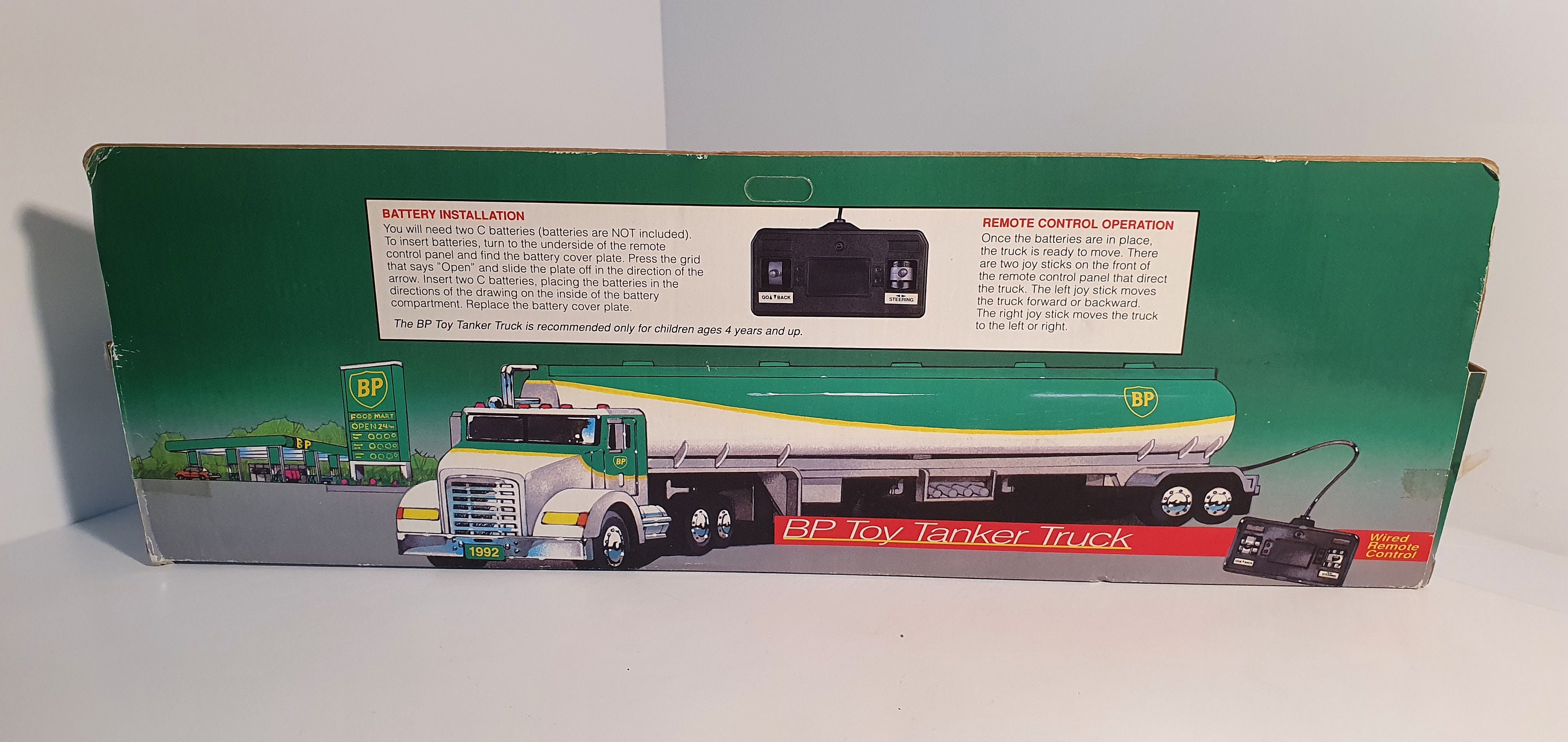 1992 BP Wired Remote Control Toy Tanker Truck. Limited Etsy Australia