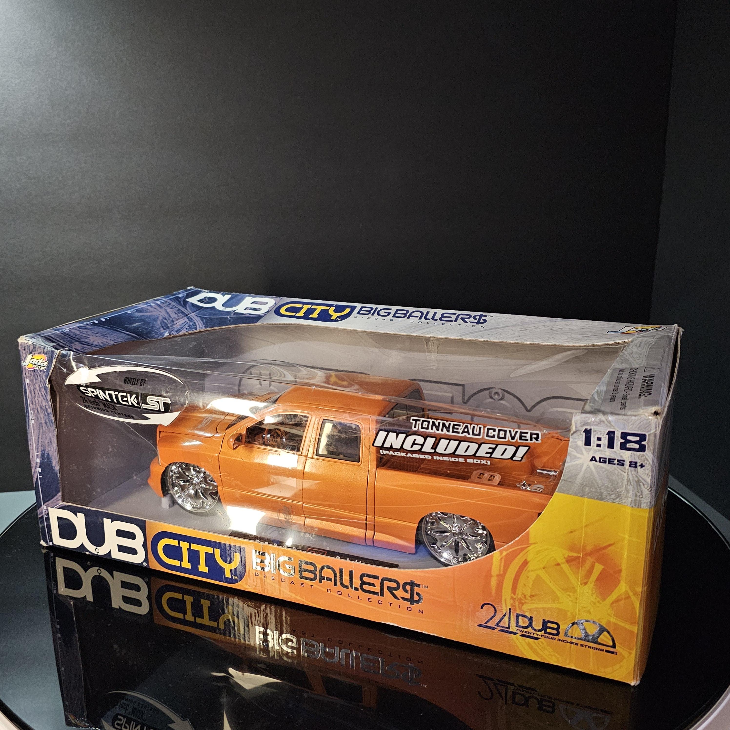 Jada Toys Dub City Big Ballers Dodge RAM 1500 Orange 1:18 Diecast