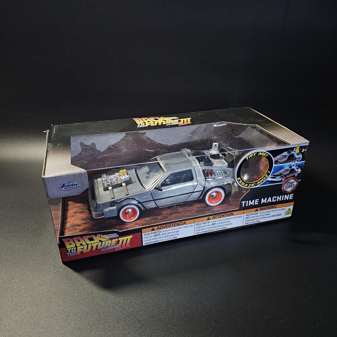 NEW Jada 32166 Back to the Future Part III Die-cast Time Machine 1:24 W ...