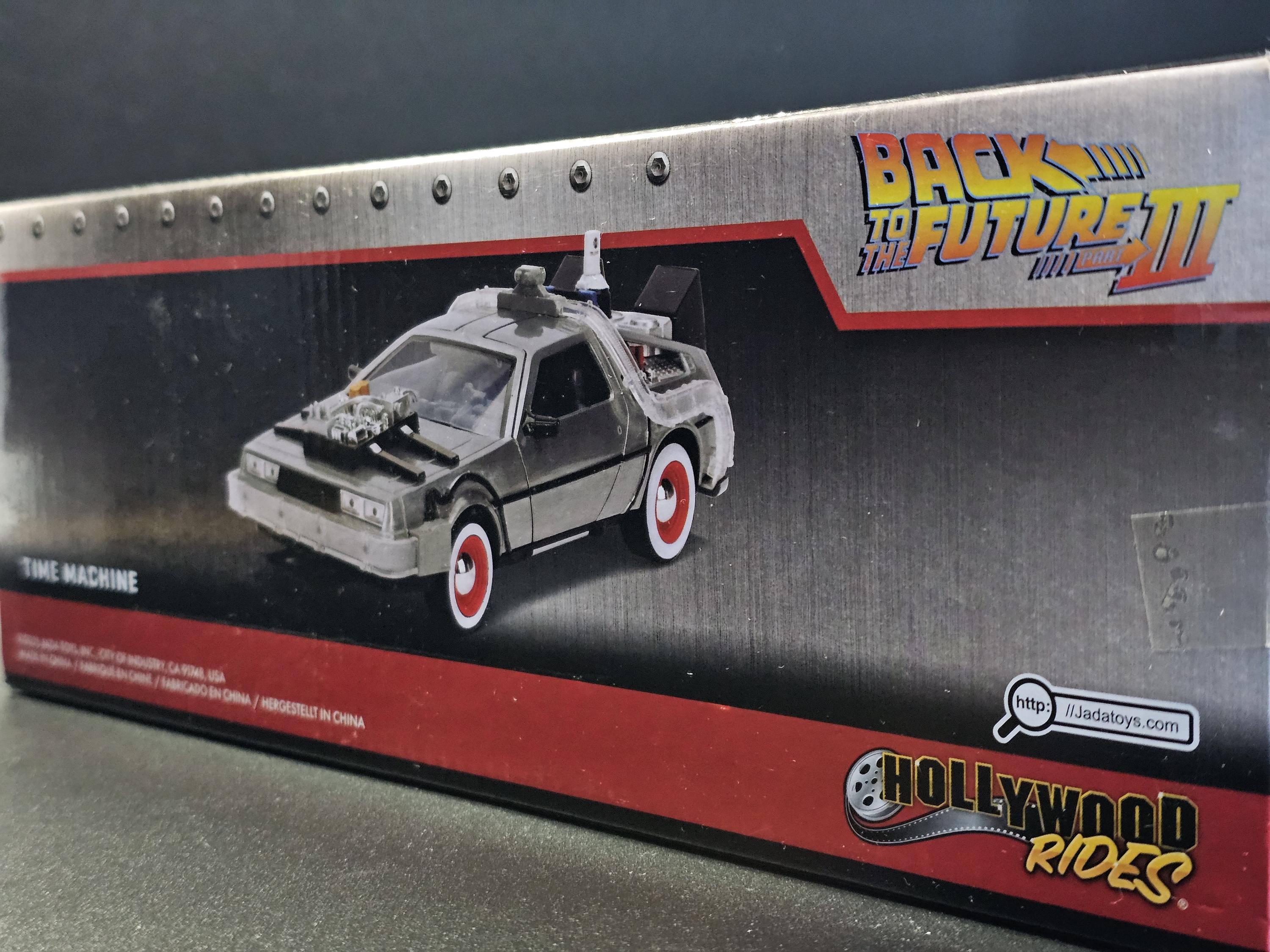 NEW Jada 32166 Back to the Future Part III Die-cast Time Machine 1:24 W ...