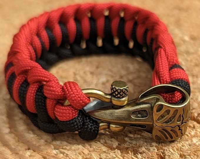 Paracord bracelet "Raven"