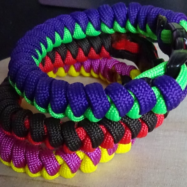Paracord Armband " Snakeknot " ( Farbe und Größe passend für dich! )