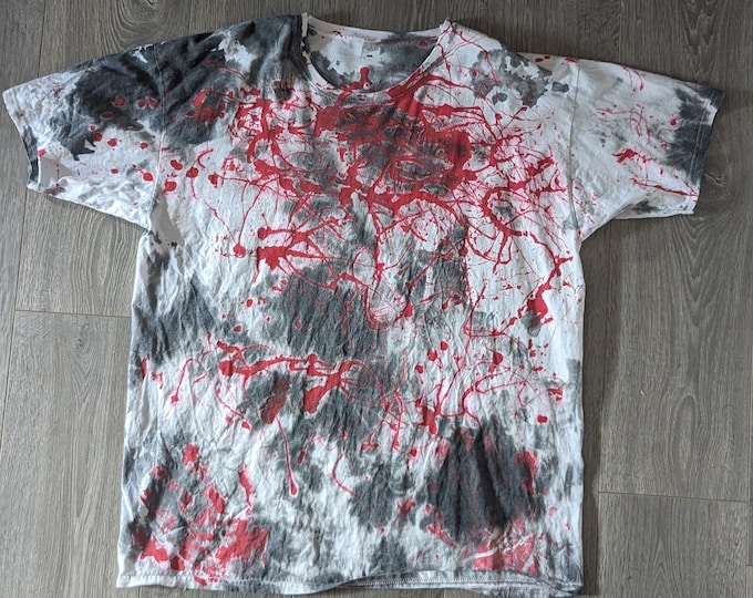 T-Shirt - "Batik&Blood" - Unique - (Size XXL)
