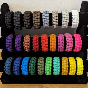 Wide Paracord Bracelet (color and size to suit you!)