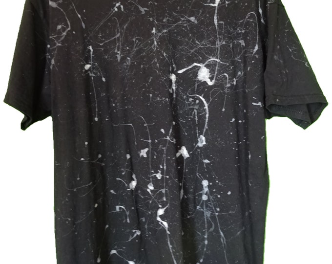 T-Shirt - " White Splash " - Unique - ( Size M )