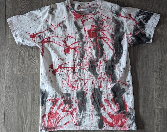 T-Shirt - "Batik&Blood" - Unique - (Size M)