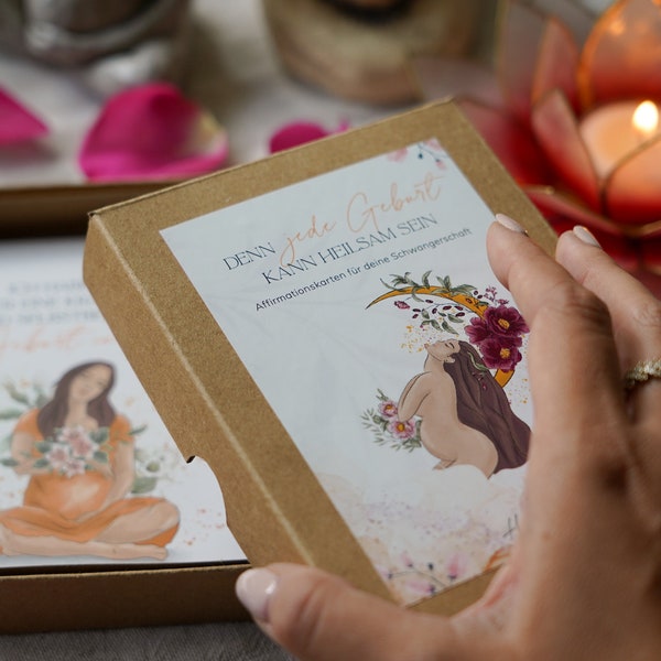 Affirmation Cards for Pregnancy & Birth "Because every birth can be healing"