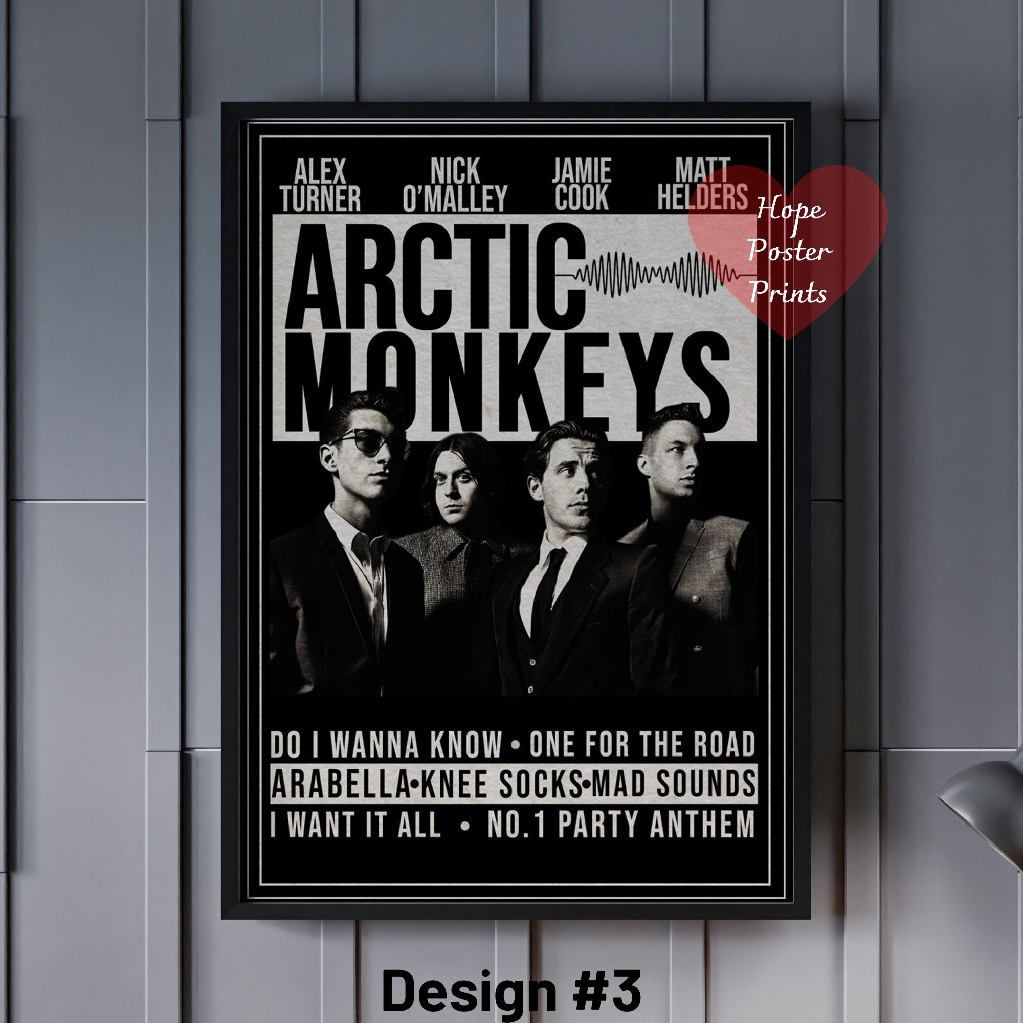 Arctic Monkeys Poster, Arctic Monkeys Album Poster, Arctic Monkeys