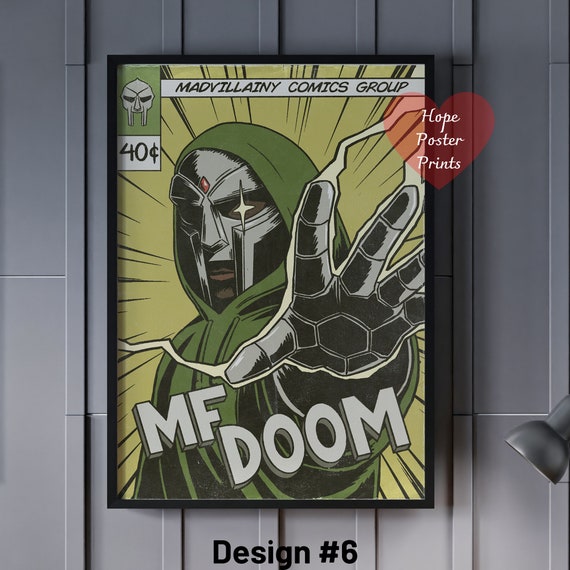 MF Doom Poster, MF Doom Mm Food and Madvillainy Album, Mf Doom Print, Mf  Doom Decor, Mf Doom Wall Art, MF Doom Gift, Daniel Dumile Poster 