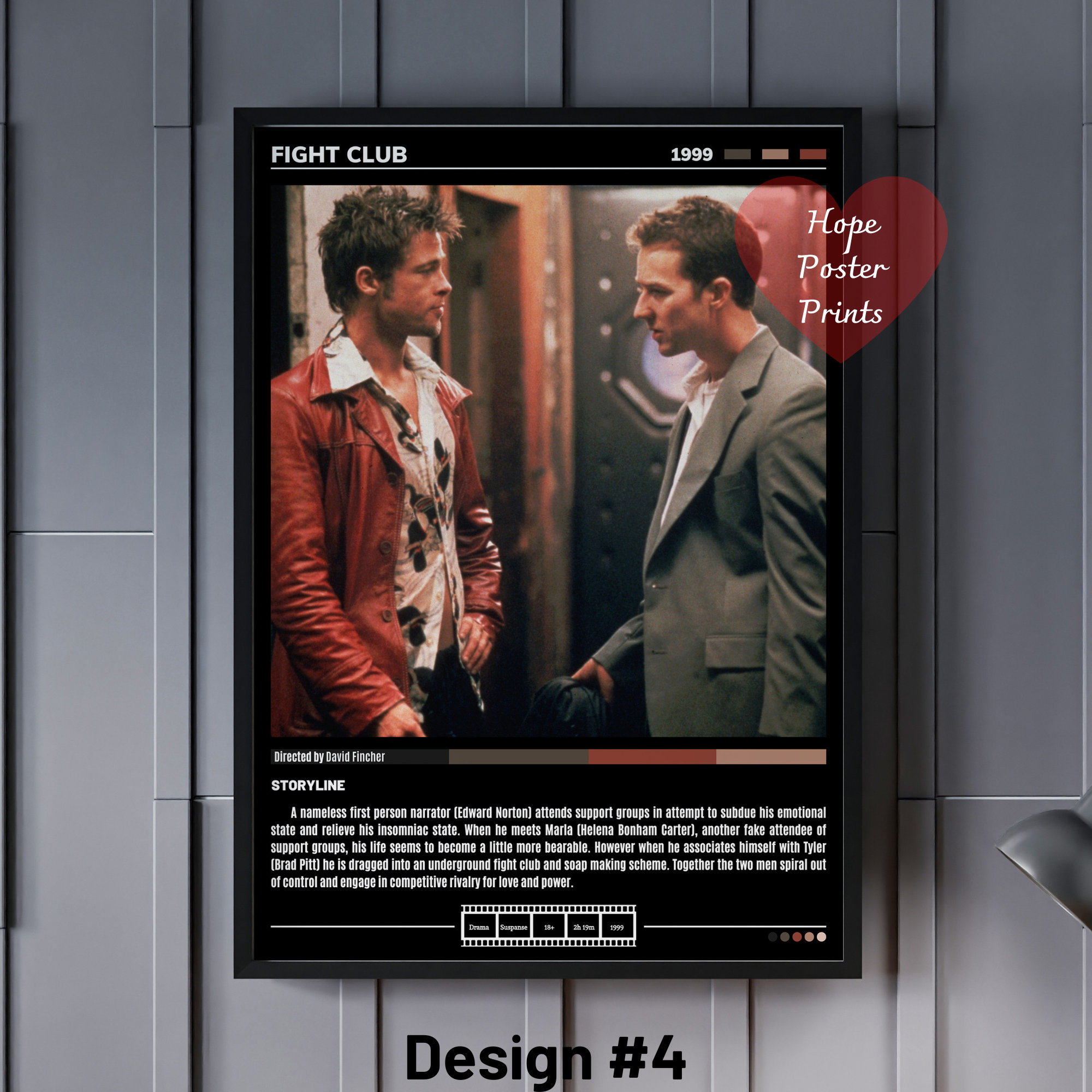 Discover Fight Club Poster, Fight Club 5 Different Posters, Fight Club Print, Fight Club Decor, , No Frame