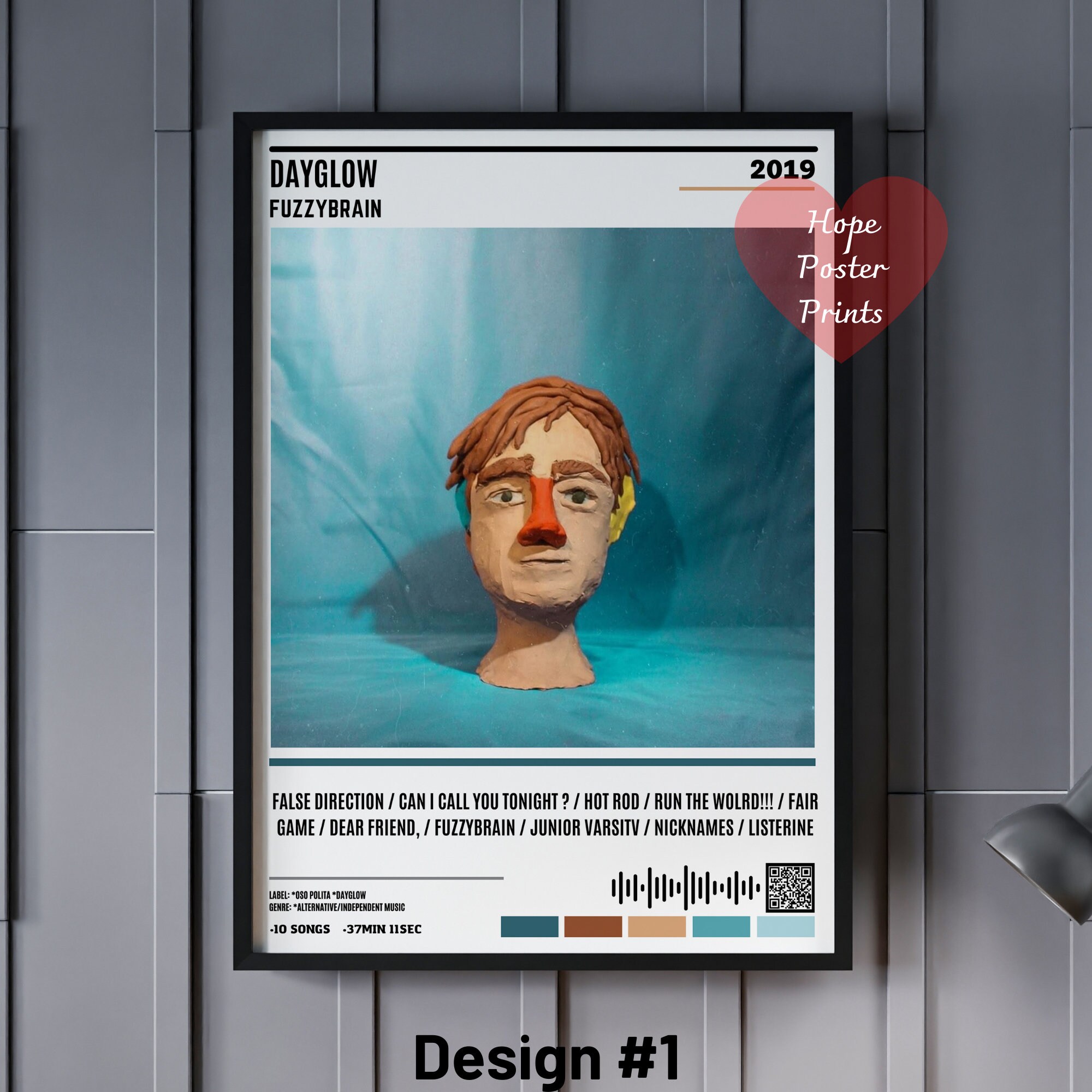 Discover Dayglow Poster, Dayglow Fuzzybrain Album Poster