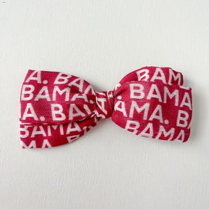 Alabama Football Bow, Roll Tide, Alabama Team Gear, Alabama Football, Alabama Rush Outfit, Baby Shower Gift, University of Alabama baby gift