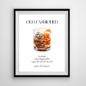 Ouderwetse receptenprint DIGITALE DOWNLOAD