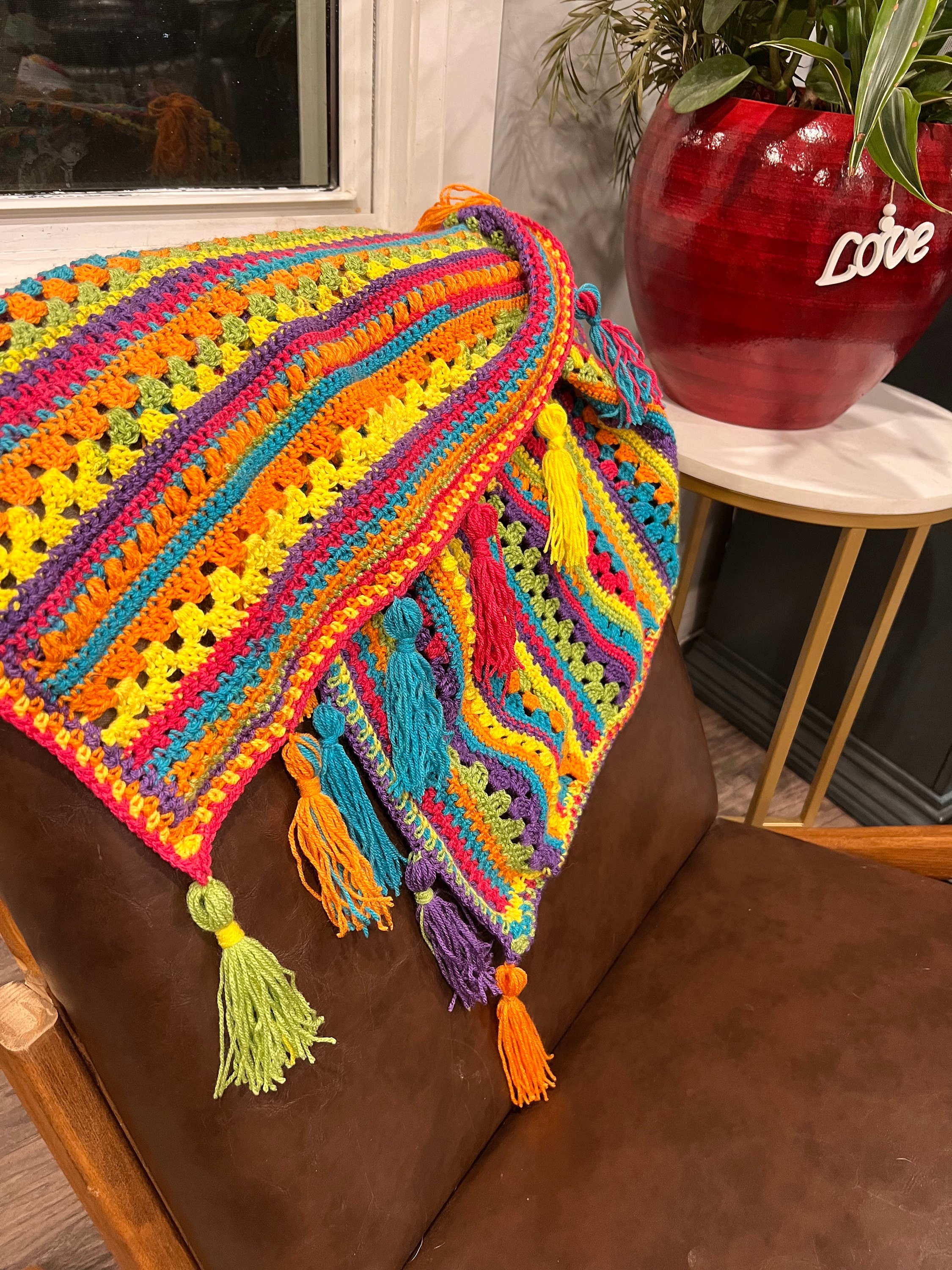 Siesta Fiesta Crochet Blanket PATTERN 2 PAGE PDF Etsy Canada